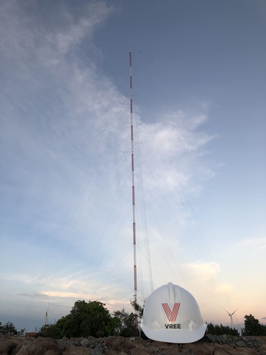 CỘT ĐO GIÓ DỰ ÁN NHÀ MÁY ĐIỆN GIÓ HIỆP THẠNH ( POWER CURVE )